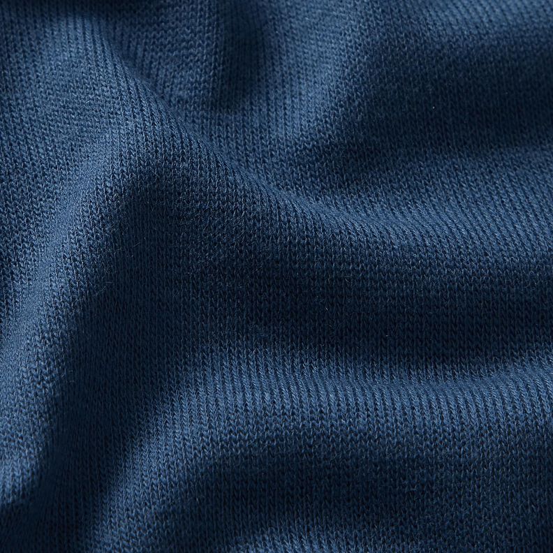 Maglia fine in tinta unita, leggera – blu marino,  image number 2