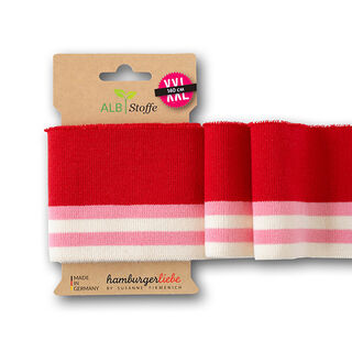GOTS tessuto in maglia per bordi e polsin CUFF ME POLO [140 cm | 7,5 cm]  | Albstoffe, 