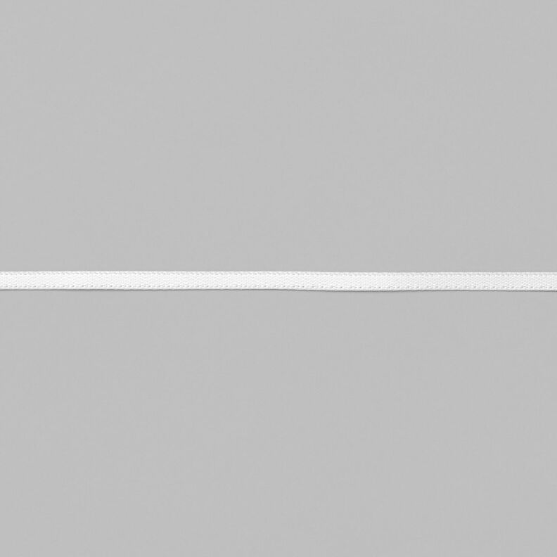 Nastro in satin [3 mm] – bianco,  image number 1
