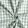 tessuto in cotone Quadro vichy 1 cm – verde salvia/bianco,  thumbnail number 3