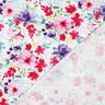 jersey di cotone Fiori estivi in stampa digitale – bianco/rosa fucsia acceso,  thumbnail number 4