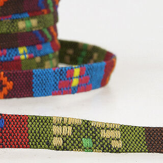 bordura stile etnico  – mix di colori, 
