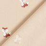 jersey di cotone piccole volpi – sabbia,  thumbnail number 4