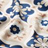 Jersey con ornamenti floreali – beige/blu marino,  thumbnail number 3