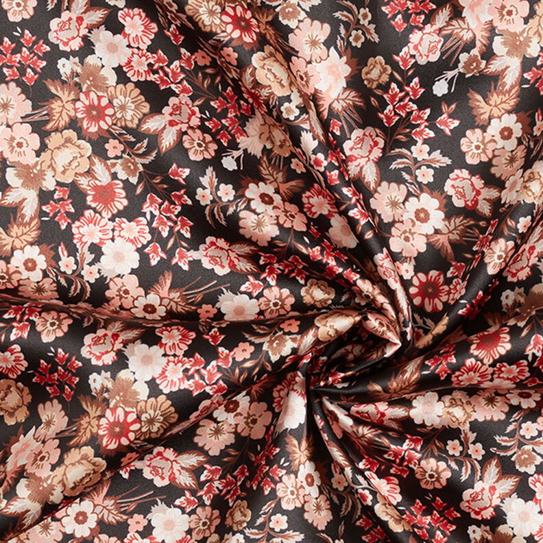 Raso con graziosi fiori – nero, image number 3