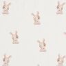 GOTS jersey di cotone Coniglio con fiore stampa digitale – avorio,  thumbnail number 1