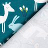 jersey di cotone coniglio & capriolo – petrolio,  thumbnail number 5