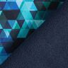 softshell Triangoli colorati stampa digitale – blu notte/turchese,  thumbnail number 5