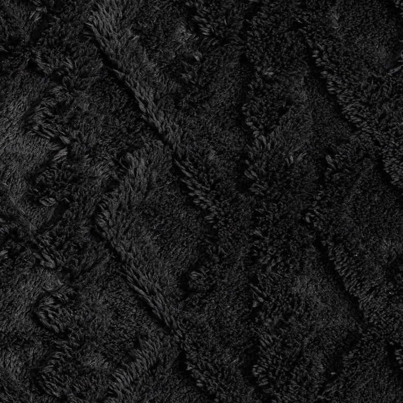 ecopelliccia diamanti – nero, image number 1