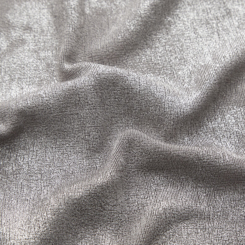Jersey pellicola scintillante – grigio/argento anticato,  image number 3