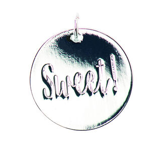 ciondolo Sweet [Ø17 mm] | Rico Design – argent metallica, 