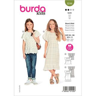abito / camicetta  | Burda 9244 | 104-146, 