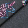jersey di cotone Unicorni e arcobaleni al neon – antracite,  thumbnail number 5
