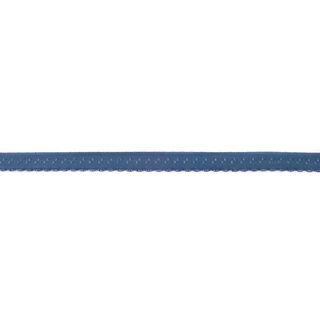 Fettuccia elastica pizzo [12 mm] – colore blu jeans, 