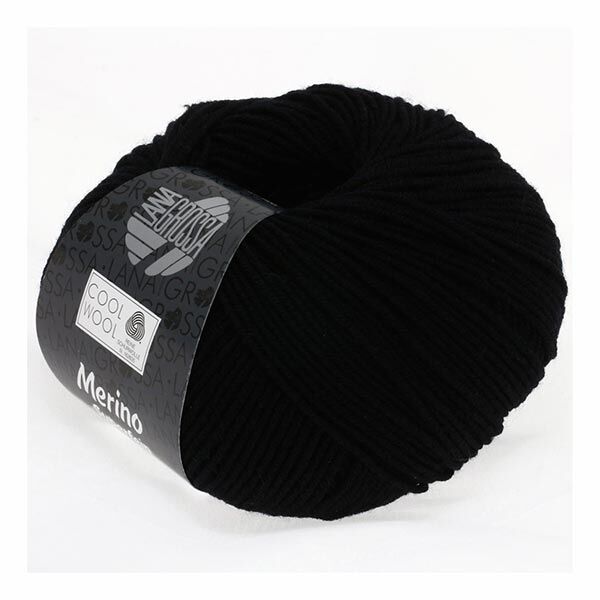 Cool Wool Uni, 50g | Lana Grossa – nero,  image number 1