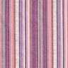 tessuto arredo Jacquard Righe di pastello – rosa/lillà,  thumbnail number 1