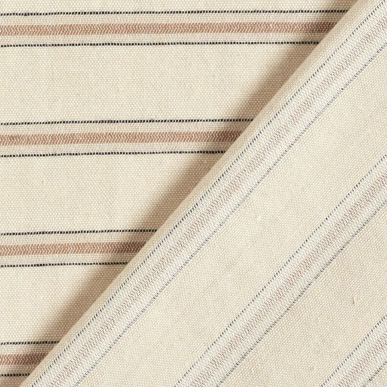 Tessuto per camicia misto cotone gessato – beige/duna,  image number 4