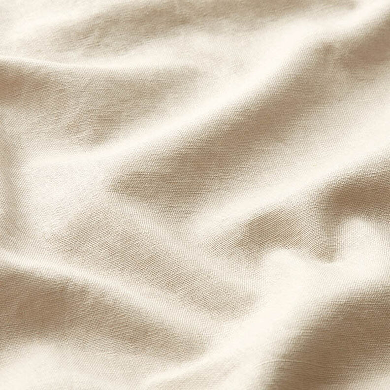 misto cotone-lino tinta unita – beige,  image number 2