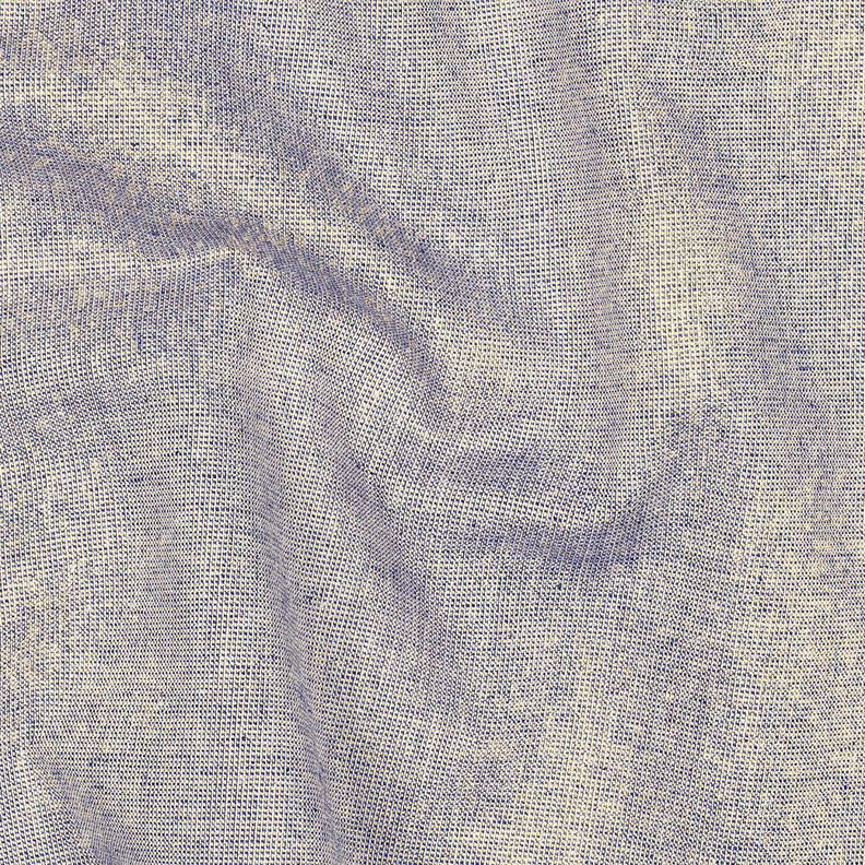 chambray Lurex Melange | Poppy Fabrics &ndash; blu/avorio,  image number 2