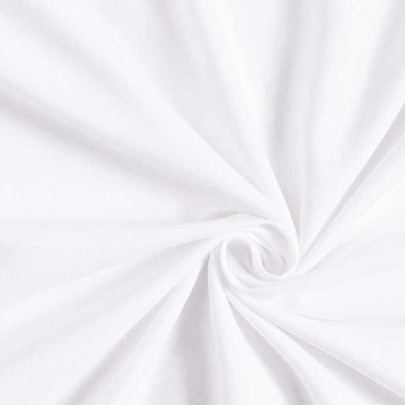 flanella di cotone tinta unita – bianco,  image number 1