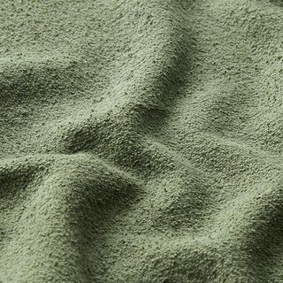 cotone Felpa Terry Fleece – verde oliva, 