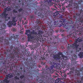 popeline di cotone fiori selvatici | Poppy Fabrics – lavanda, 