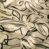 Schizzi di fiori in velluto elasticizzato – sabbia/nero,  thumbnail number 2
