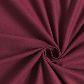flanella di cotone tinta unita – rosso borgogna, 