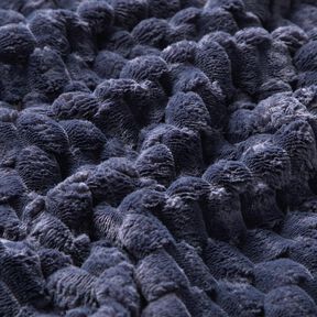 ecopelliccia nido d’ape – blu notte, 