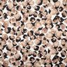 Cotone elasticizzato a pois astratti – avorio/mandorla,  thumbnail number 1