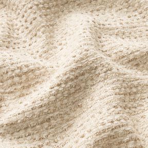 tessuto da tappezzeria Aspetto bouclé colorato – beige chiaro/anacardo, 