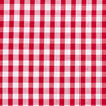 tessuto in cotone Quadro vichy 1 cm – rosso/bianco,  thumbnail number 1