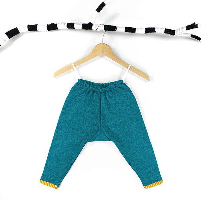 felpa di cotone leggera tinta unita &ndash; petrolio,  image number 4