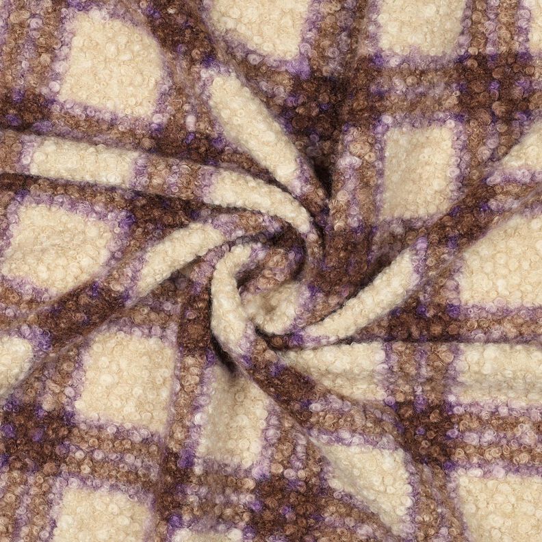 maglia bouclé Controllo – verde/bianco lana, image number 3
