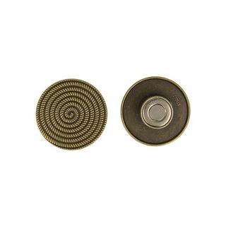 Chiusura magnetica di fermatenda [Ø 4,5cm] – oro vecchio metallica anticato, 