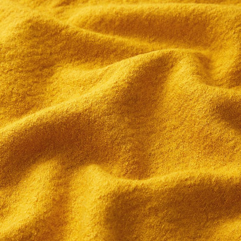 Tessuto leggero in maglia in misto viscosa e lana – giallo curry,  image number 2