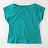 jersey di cotone medio tinta unita – verde smeraldo,  thumbnail number 8