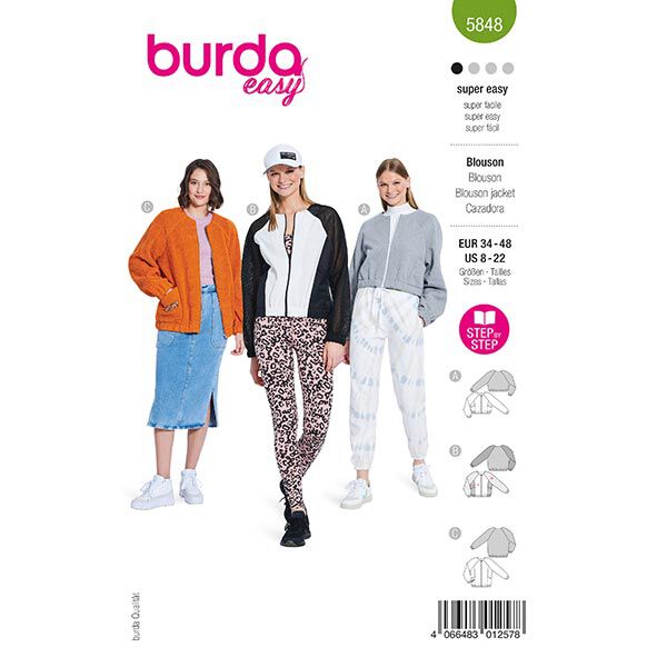 Blouson | Burda 5848 | 34-48, image number 1