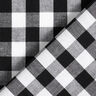 tessuto in cotone Quadro vichy 1,7 cm – nero/bianco,  thumbnail number 4