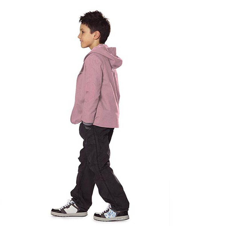 French terry leggero tinta unita – rosa antico scuro,  image number 13