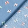 GOTS popeline di cotone Farfalle – blu brillante,  thumbnail number 4
