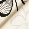 tessuto arredo mezzo panama Trifoglio astratto &ndash; naturale/nero,  thumbnail number 4