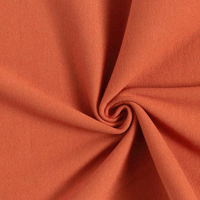 tessuto per bordi e polsini tinta unita – terracotta, image number 1