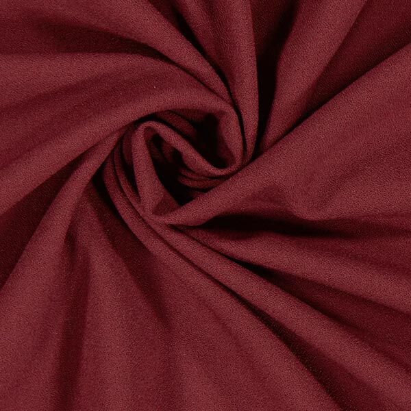 Georgette crêpe Moss – rosso Bordeaux, image number 2