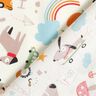 popeline di cotone Cani in movimento– bianco lana,  thumbnail number 4