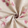 tessuto arredo mezzo panama Fiore di magnolia – malva/naturale,  thumbnail number 3