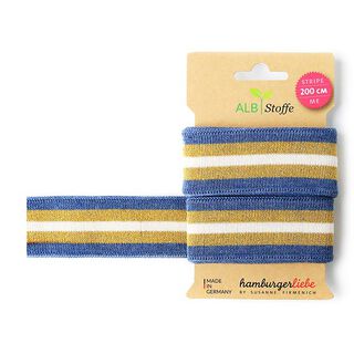 nastri jacquard bio STRIPE ME GLAM  [200 CM | 3,5 CM]  | Albstoffe | Hamburger Liebe, 