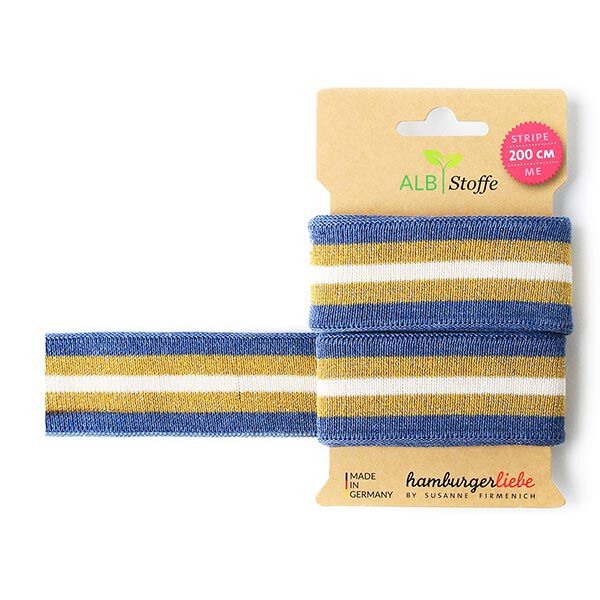 nastri jacquard bio STRIPE ME GLAM  [200 CM | 3,5 CM]  | Albstoffe | Hamburger Liebe,  image number 1