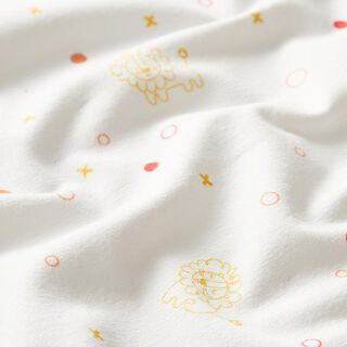 GOTS jersey di cotone Leone | Tula Kids – bianco, 