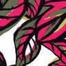 jersey di viscosa grandi foglie – rosa fucsia acceso/blu notte,  thumbnail number 5